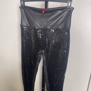 Spandex, Sequin ,black spandex, XL, extra stretch